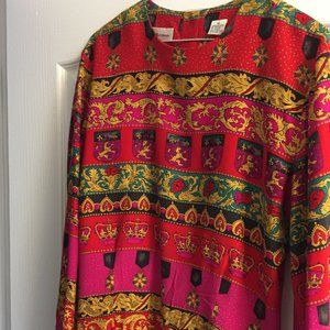 Dana Buchman Silk Blouse - like new